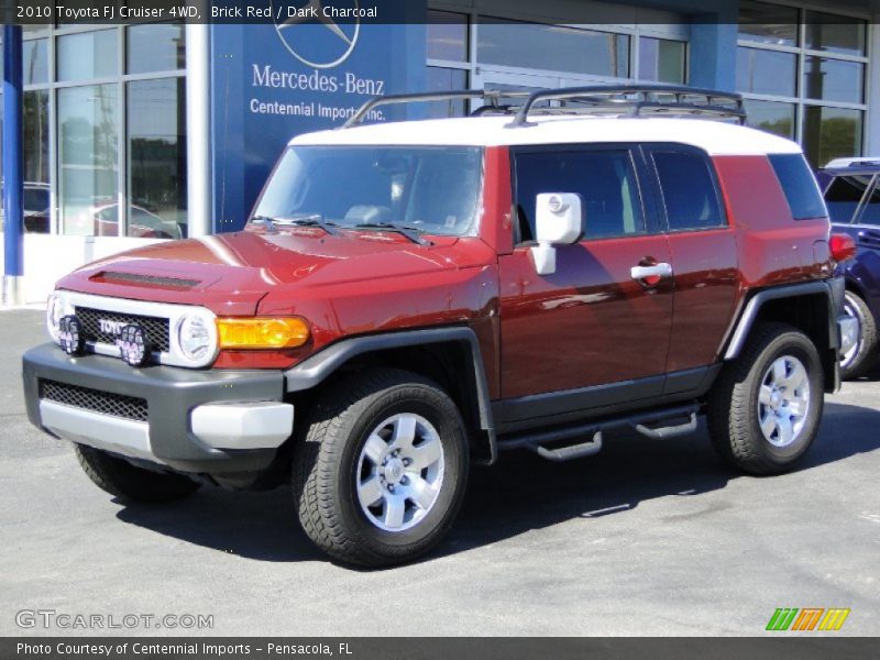 Brick Red / Dark Charcoal 2010 Toyota FJ Cruiser 4WD