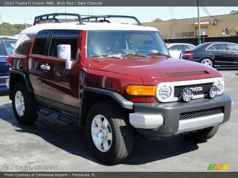 Brick Red / Dark Charcoal 2010 Toyota FJ Cruiser 4WD