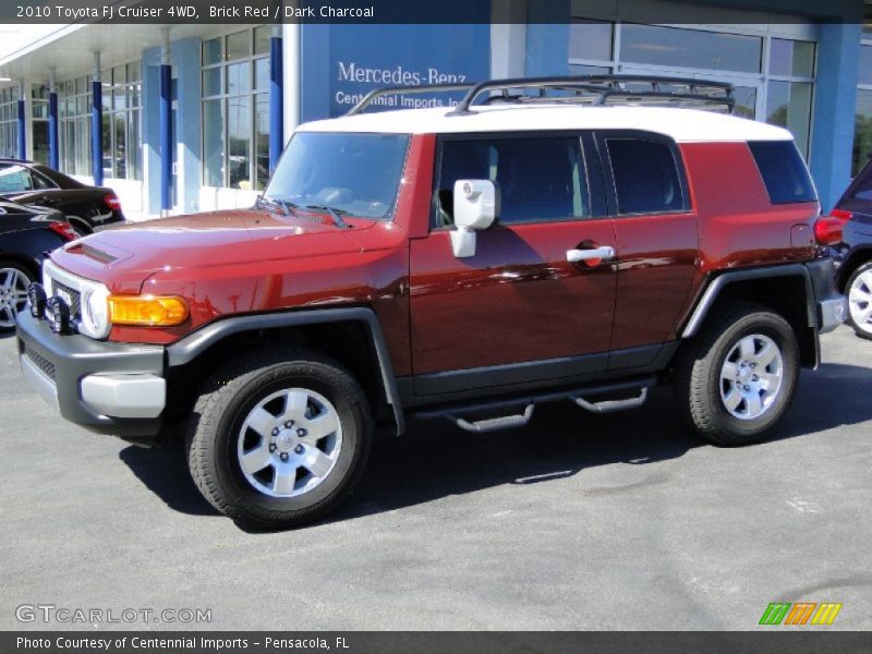 Brick Red / Dark Charcoal 2010 Toyota FJ Cruiser 4WD