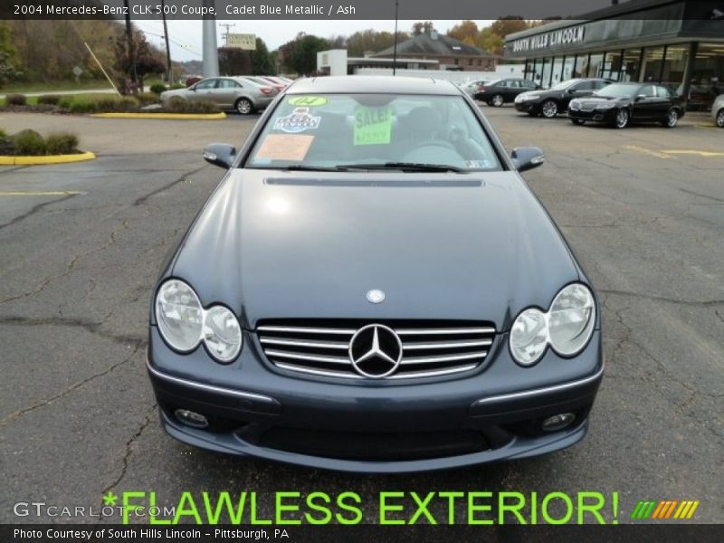Cadet Blue Metallic / Ash 2004 Mercedes-Benz CLK 500 Coupe
