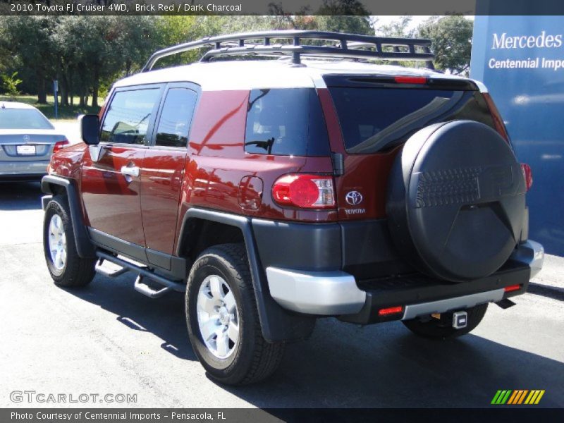 Brick Red / Dark Charcoal 2010 Toyota FJ Cruiser 4WD