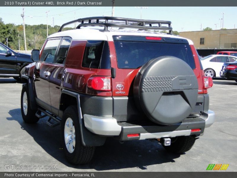 Brick Red / Dark Charcoal 2010 Toyota FJ Cruiser 4WD