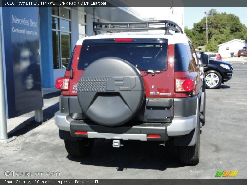 Brick Red / Dark Charcoal 2010 Toyota FJ Cruiser 4WD