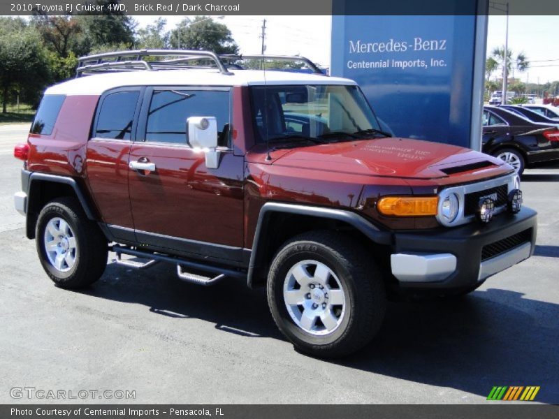 Brick Red / Dark Charcoal 2010 Toyota FJ Cruiser 4WD