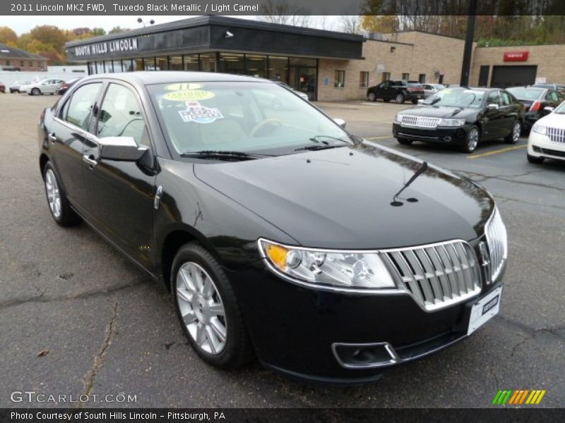 Tuxedo Black Metallic / Light Camel 2011 Lincoln MKZ FWD