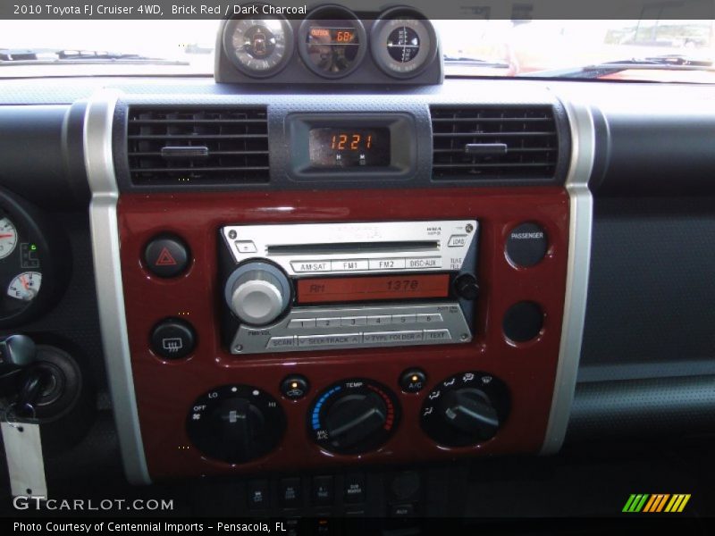 Brick Red / Dark Charcoal 2010 Toyota FJ Cruiser 4WD