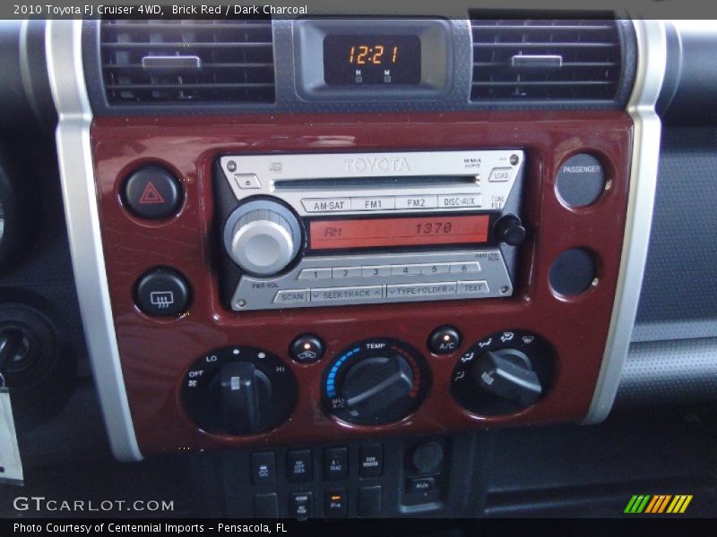 Brick Red / Dark Charcoal 2010 Toyota FJ Cruiser 4WD