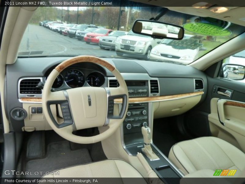 Tuxedo Black Metallic / Light Camel 2011 Lincoln MKZ FWD