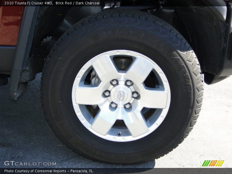 Brick Red / Dark Charcoal 2010 Toyota FJ Cruiser 4WD