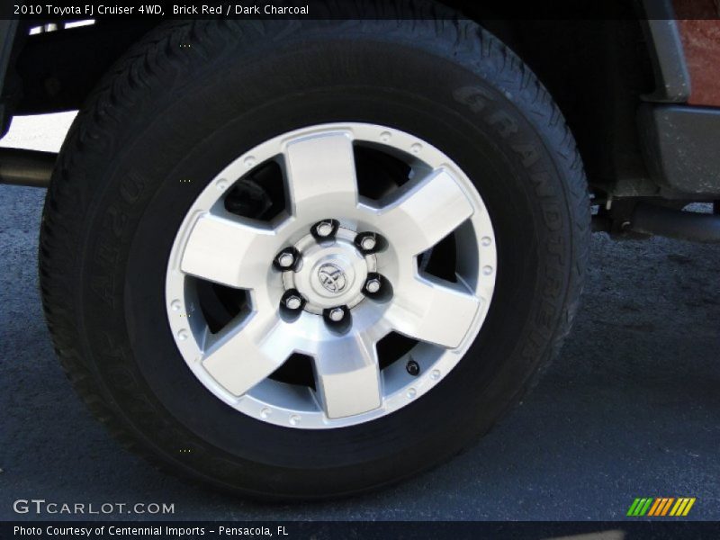 Brick Red / Dark Charcoal 2010 Toyota FJ Cruiser 4WD