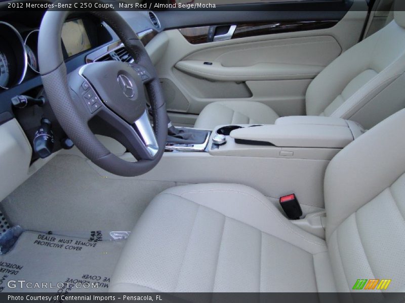  2012 C 250 Coupe Almond Beige/Mocha Interior