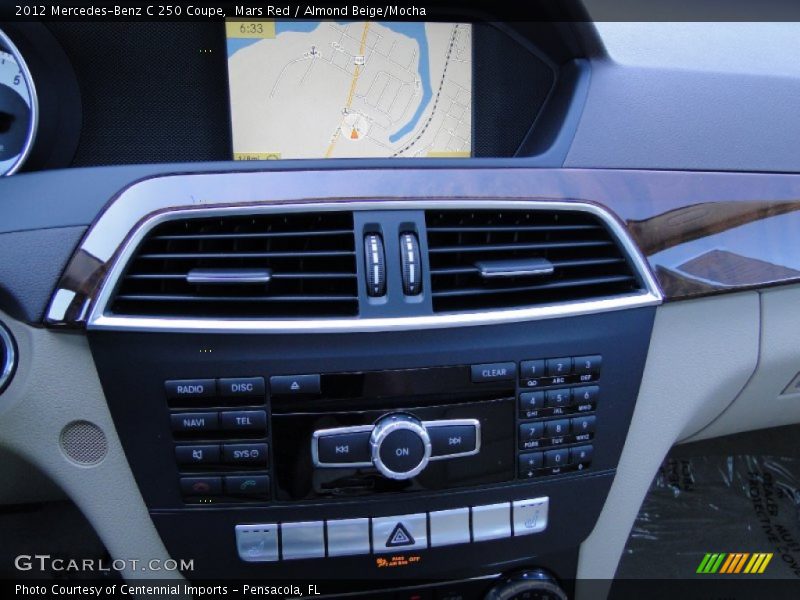 Mars Red / Almond Beige/Mocha 2012 Mercedes-Benz C 250 Coupe