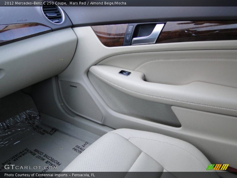 Mars Red / Almond Beige/Mocha 2012 Mercedes-Benz C 250 Coupe