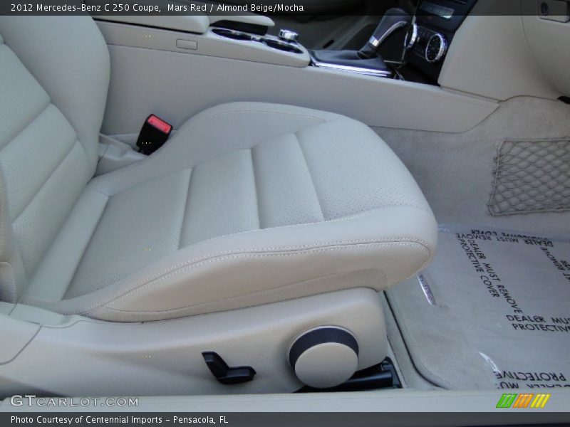Mars Red / Almond Beige/Mocha 2012 Mercedes-Benz C 250 Coupe