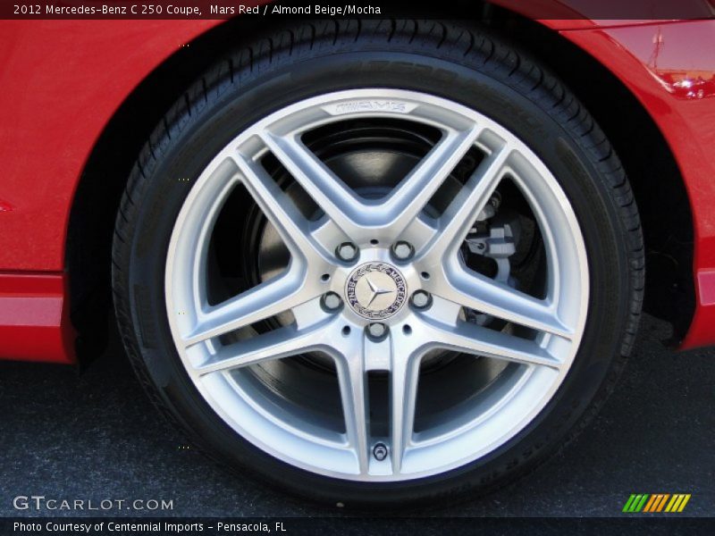 Mars Red / Almond Beige/Mocha 2012 Mercedes-Benz C 250 Coupe