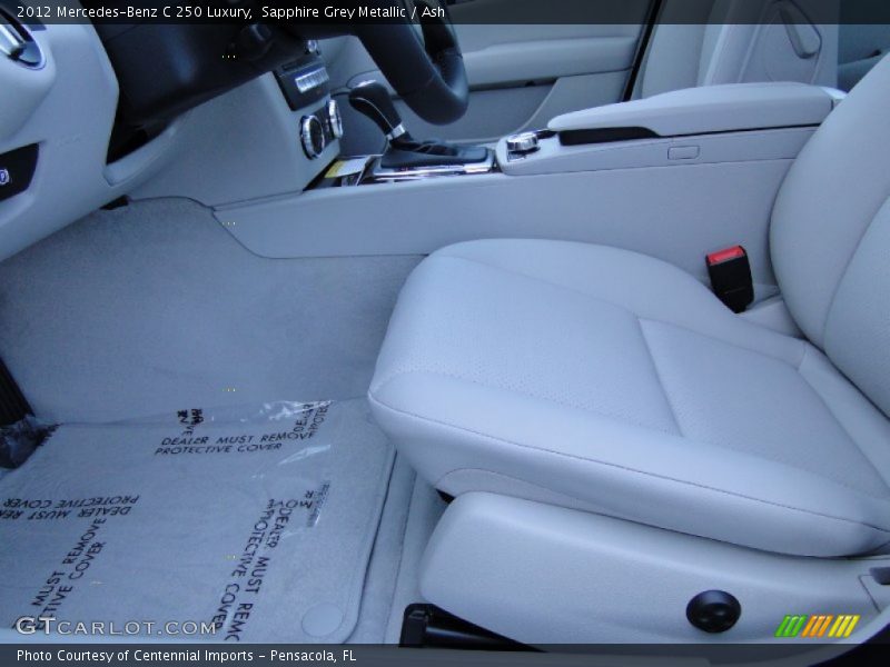 Sapphire Grey Metallic / Ash 2012 Mercedes-Benz C 250 Luxury