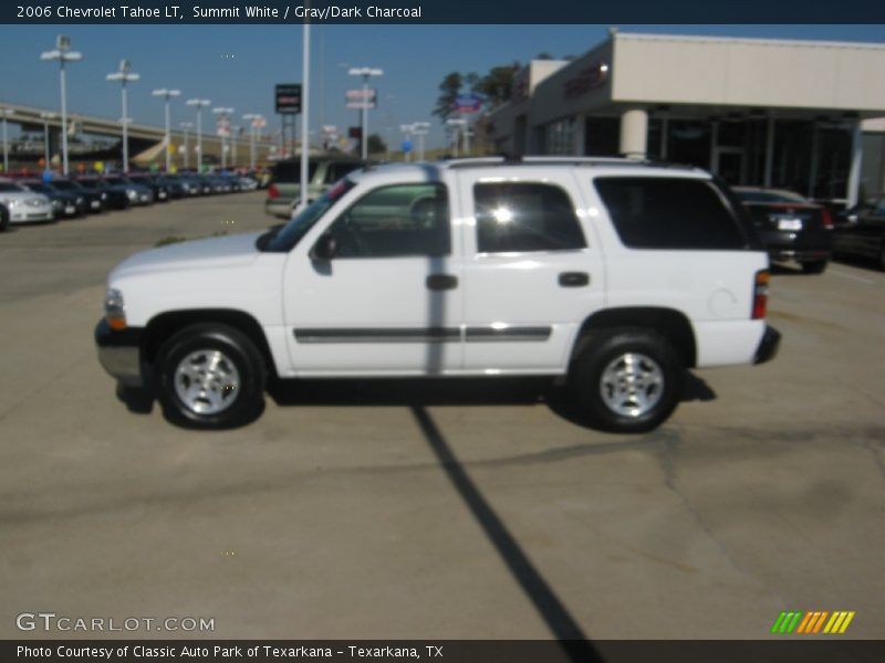 Summit White / Gray/Dark Charcoal 2006 Chevrolet Tahoe LT