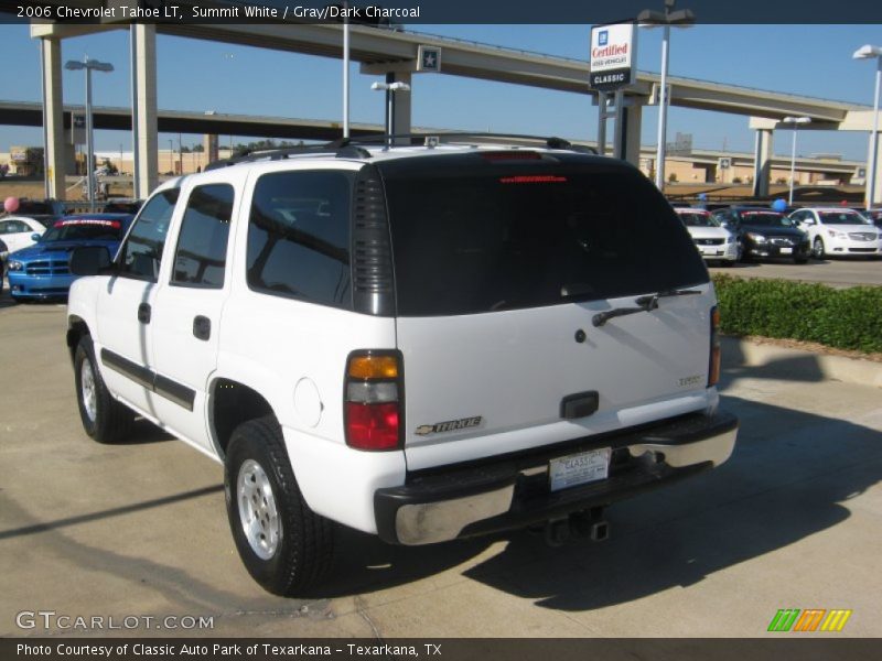 Summit White / Gray/Dark Charcoal 2006 Chevrolet Tahoe LT