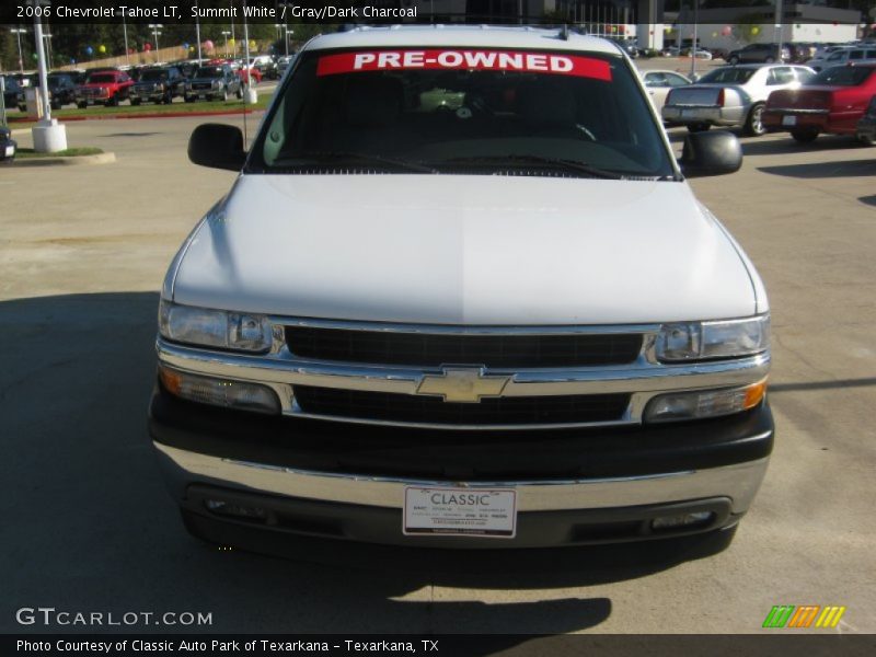 Summit White / Gray/Dark Charcoal 2006 Chevrolet Tahoe LT