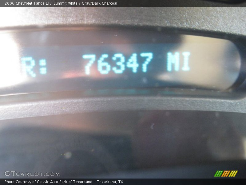 Summit White / Gray/Dark Charcoal 2006 Chevrolet Tahoe LT