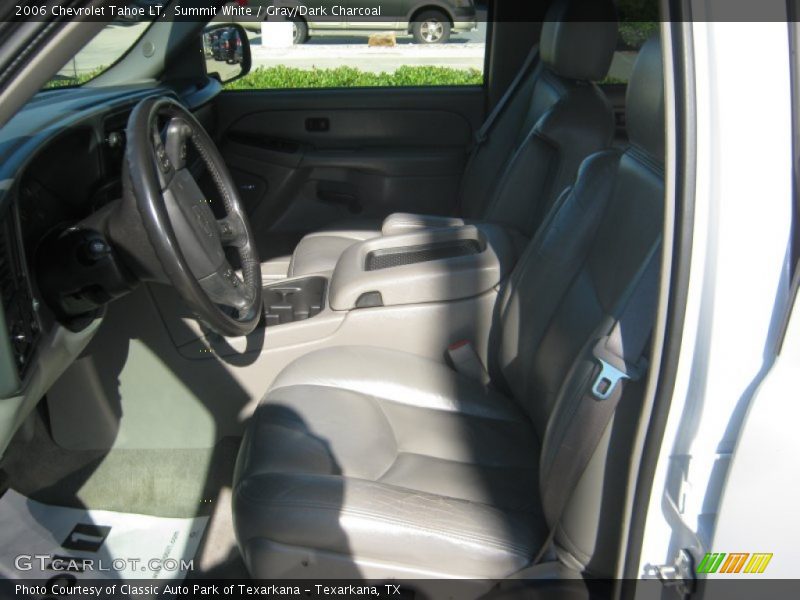 Summit White / Gray/Dark Charcoal 2006 Chevrolet Tahoe LT