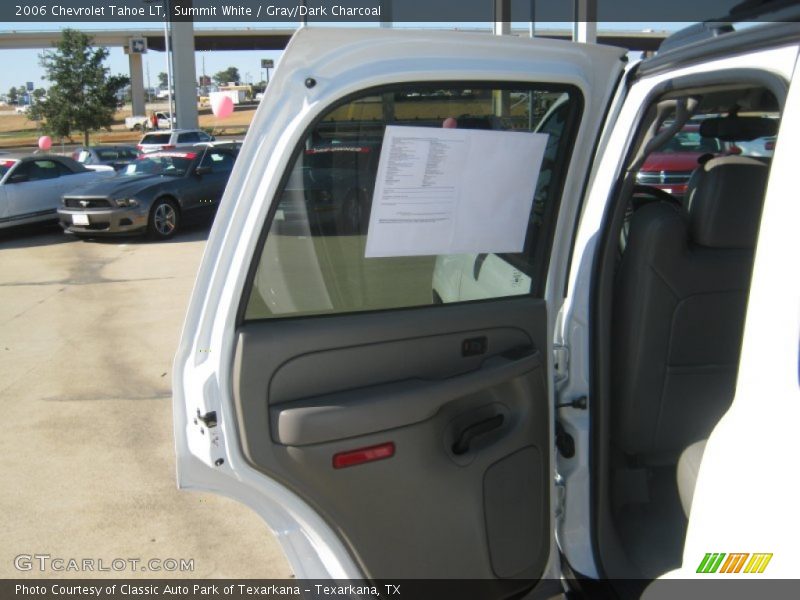 Summit White / Gray/Dark Charcoal 2006 Chevrolet Tahoe LT