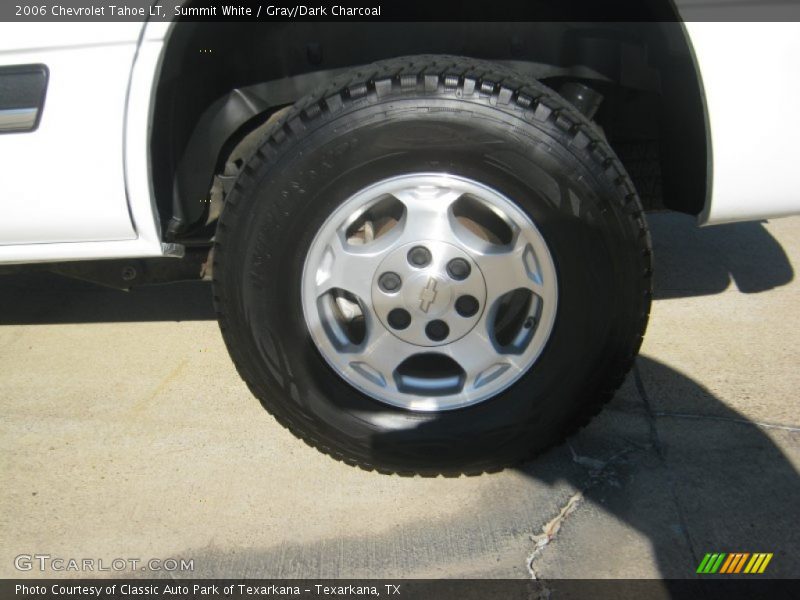 Summit White / Gray/Dark Charcoal 2006 Chevrolet Tahoe LT