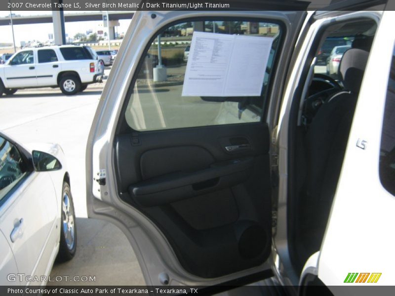 Silver Birch Metallic / Dark Titanium/Light Titanium 2007 Chevrolet Tahoe LS