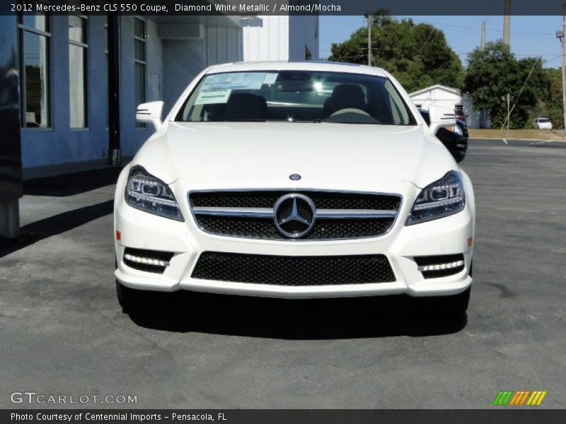 Diamond White Metallic / Almond/Mocha 2012 Mercedes-Benz CLS 550 Coupe