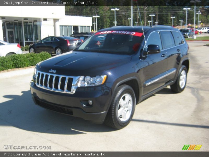 Blackberry Pearl / Black 2011 Jeep Grand Cherokee Laredo