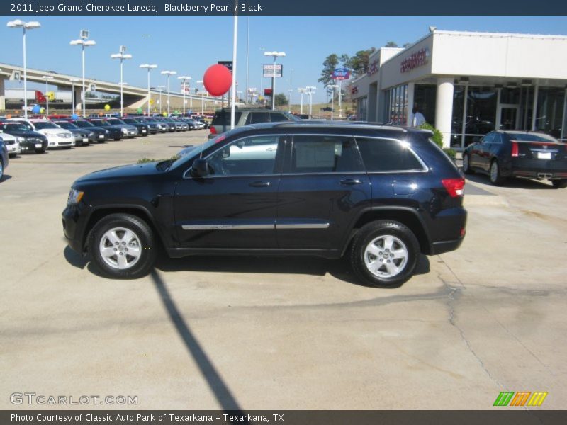 Blackberry Pearl / Black 2011 Jeep Grand Cherokee Laredo