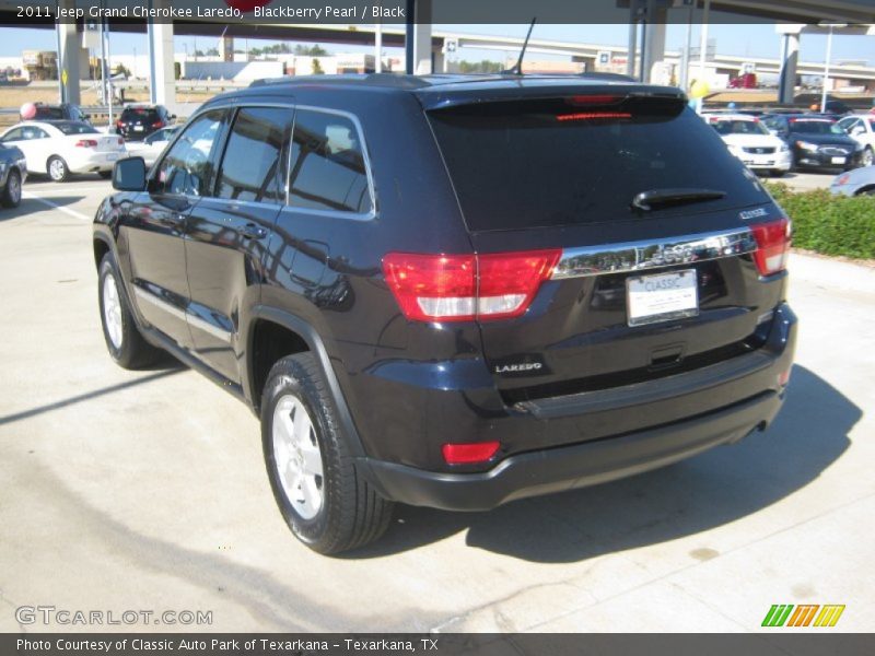 Blackberry Pearl / Black 2011 Jeep Grand Cherokee Laredo