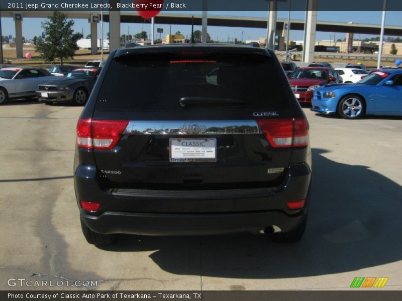 Blackberry Pearl / Black 2011 Jeep Grand Cherokee Laredo