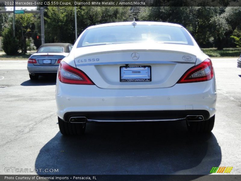 Diamond White Metallic / Almond/Mocha 2012 Mercedes-Benz CLS 550 Coupe