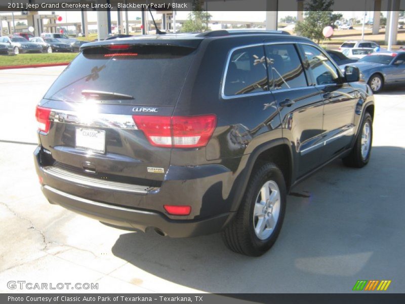 Blackberry Pearl / Black 2011 Jeep Grand Cherokee Laredo