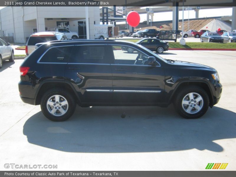 Blackberry Pearl / Black 2011 Jeep Grand Cherokee Laredo