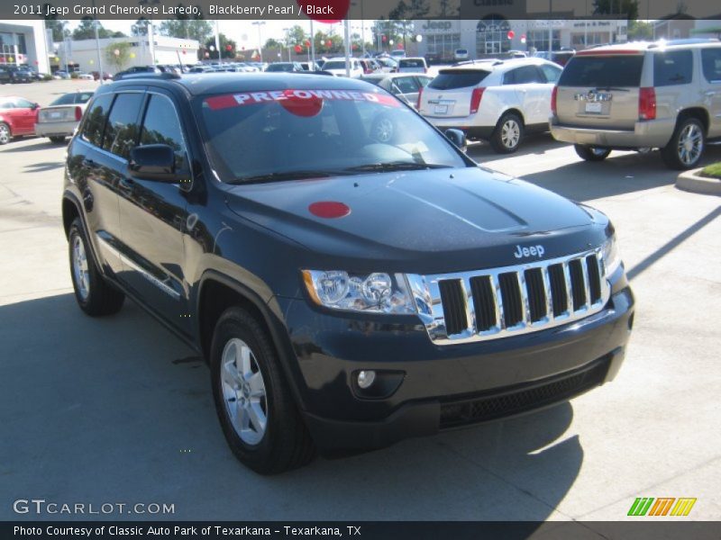Blackberry Pearl / Black 2011 Jeep Grand Cherokee Laredo