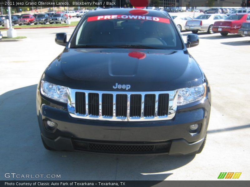 Blackberry Pearl / Black 2011 Jeep Grand Cherokee Laredo