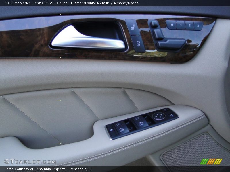 Diamond White Metallic / Almond/Mocha 2012 Mercedes-Benz CLS 550 Coupe