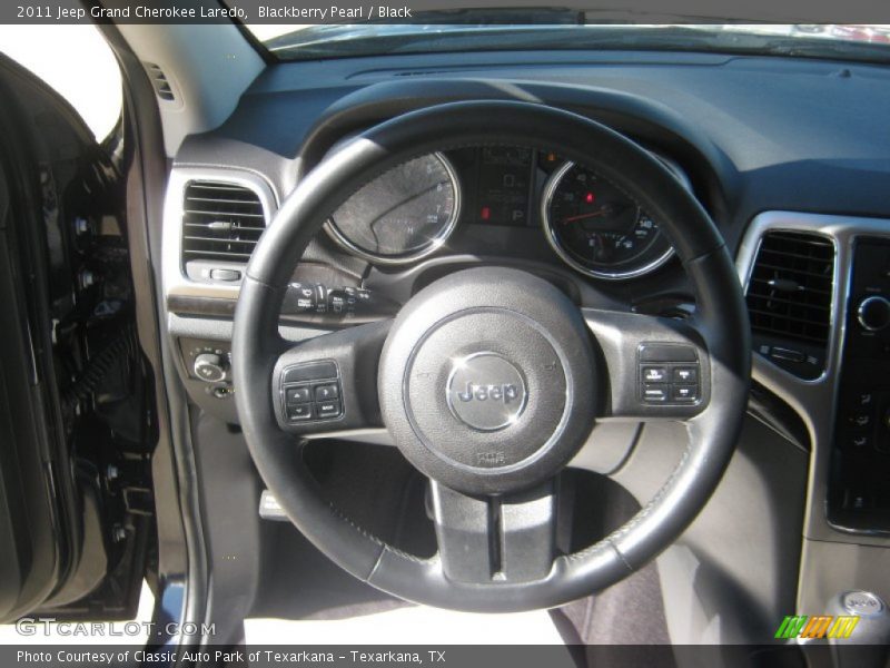 Blackberry Pearl / Black 2011 Jeep Grand Cherokee Laredo