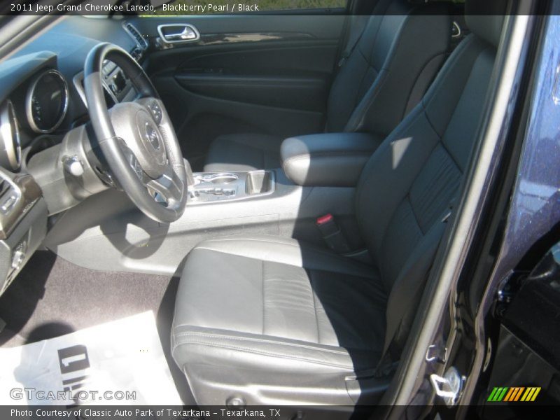 Blackberry Pearl / Black 2011 Jeep Grand Cherokee Laredo