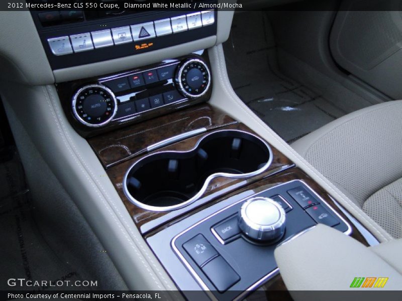 Diamond White Metallic / Almond/Mocha 2012 Mercedes-Benz CLS 550 Coupe