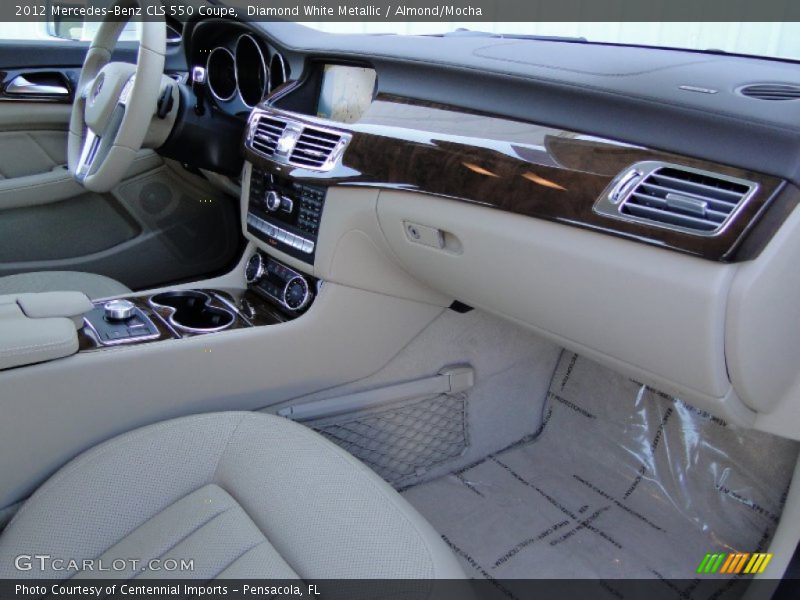 Diamond White Metallic / Almond/Mocha 2012 Mercedes-Benz CLS 550 Coupe