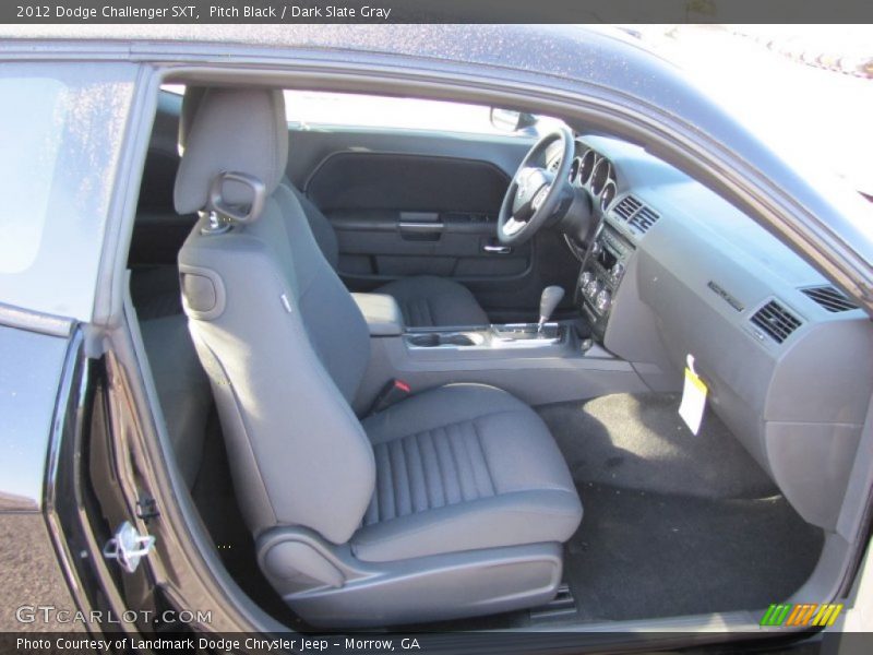 Pitch Black / Dark Slate Gray 2012 Dodge Challenger SXT