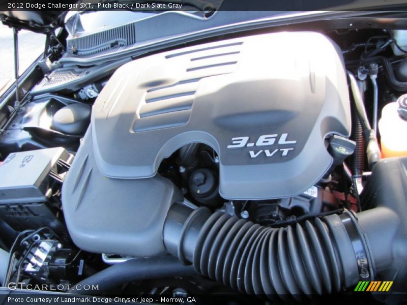 Pitch Black / Dark Slate Gray 2012 Dodge Challenger SXT
