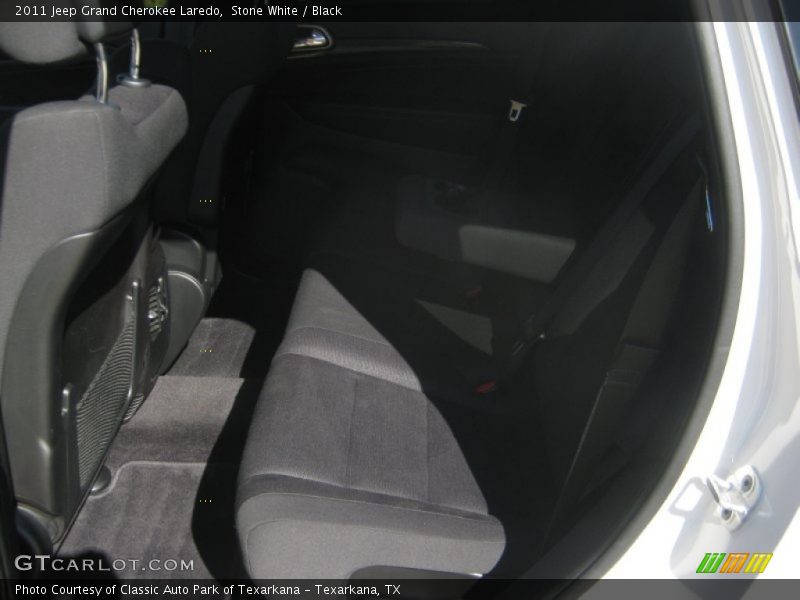 Stone White / Black 2011 Jeep Grand Cherokee Laredo