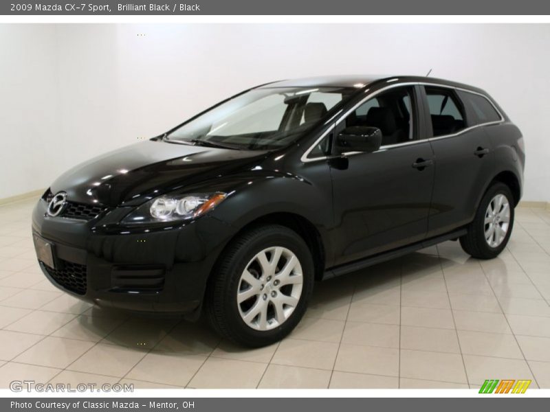 Brilliant Black / Black 2009 Mazda CX-7 Sport