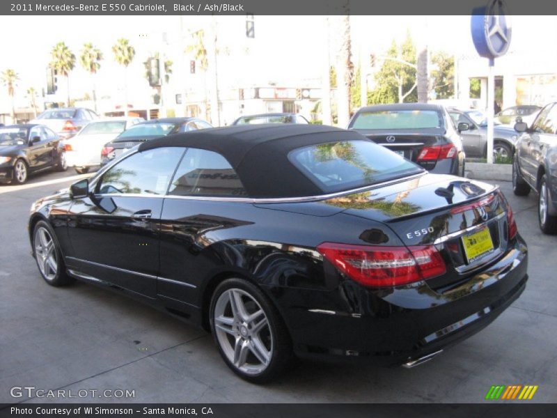 Black / Ash/Black 2011 Mercedes-Benz E 550 Cabriolet