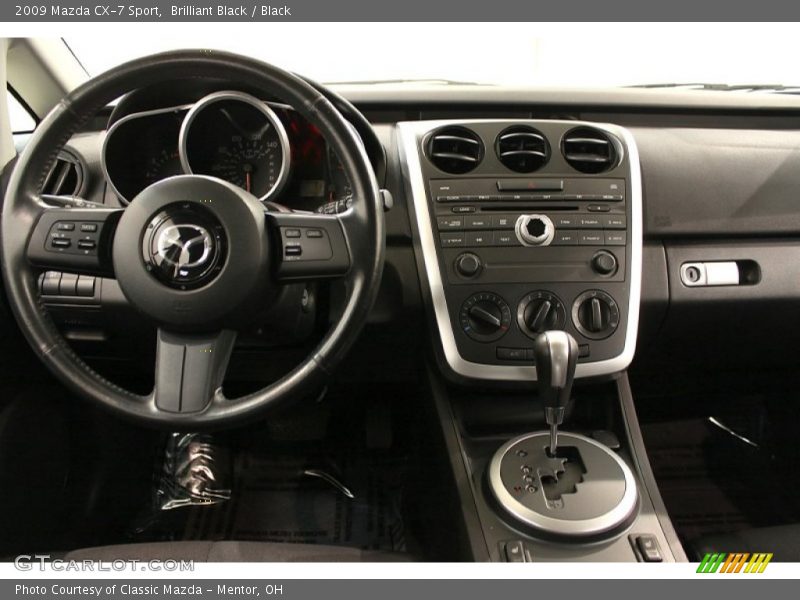 Brilliant Black / Black 2009 Mazda CX-7 Sport