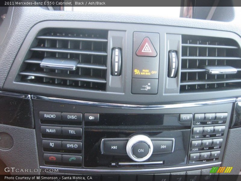 Black / Ash/Black 2011 Mercedes-Benz E 550 Cabriolet